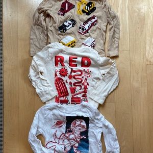 Long Sleeve Cotton Tee Bundle - 4T